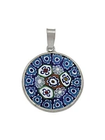 Sterling Silver Murano Glass Pendant