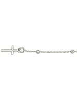 Sterling Silver Rosary Bracelet