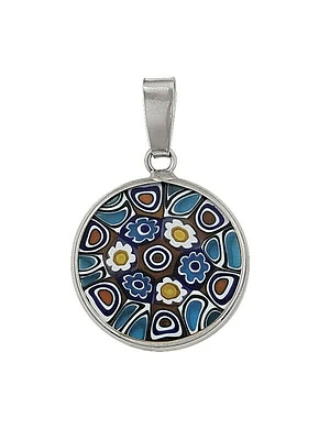 Sterling Silver Murano Glass Pendant