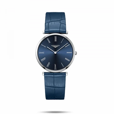 La Grande Classique De Longines Blue Dial 36MM Quartz L47554942