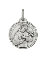 Sterling Silver St. Francis Medal