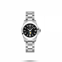 Conquest Black Dial 30MM Quartz L33804586