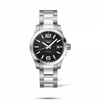 Conquest Black Dial 39MM Automatic L37764586