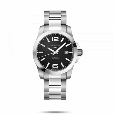 Conquest Black Dial 41MM Automatic L37774586