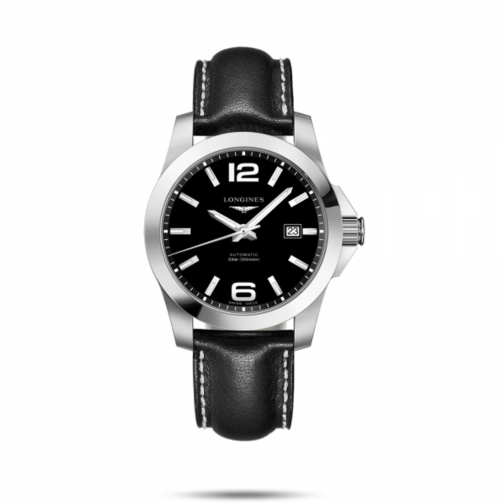 Conquest Black Dial 41MM Automatic L37774583