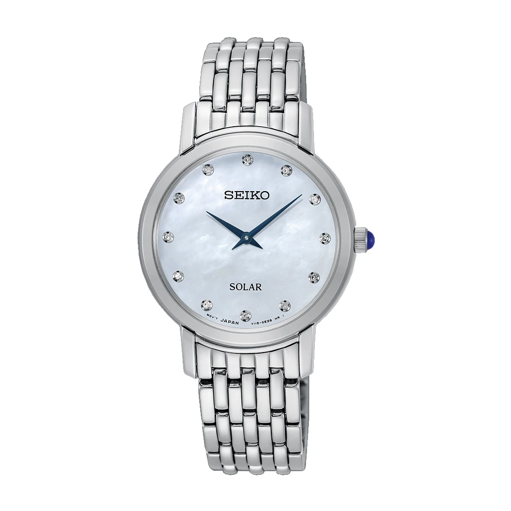 Seiko Mother of Pearl Dial 29MM Solar SUP397