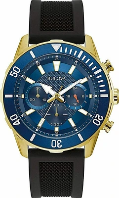 Bulova Blue Dial 44MM Quartz 98A244