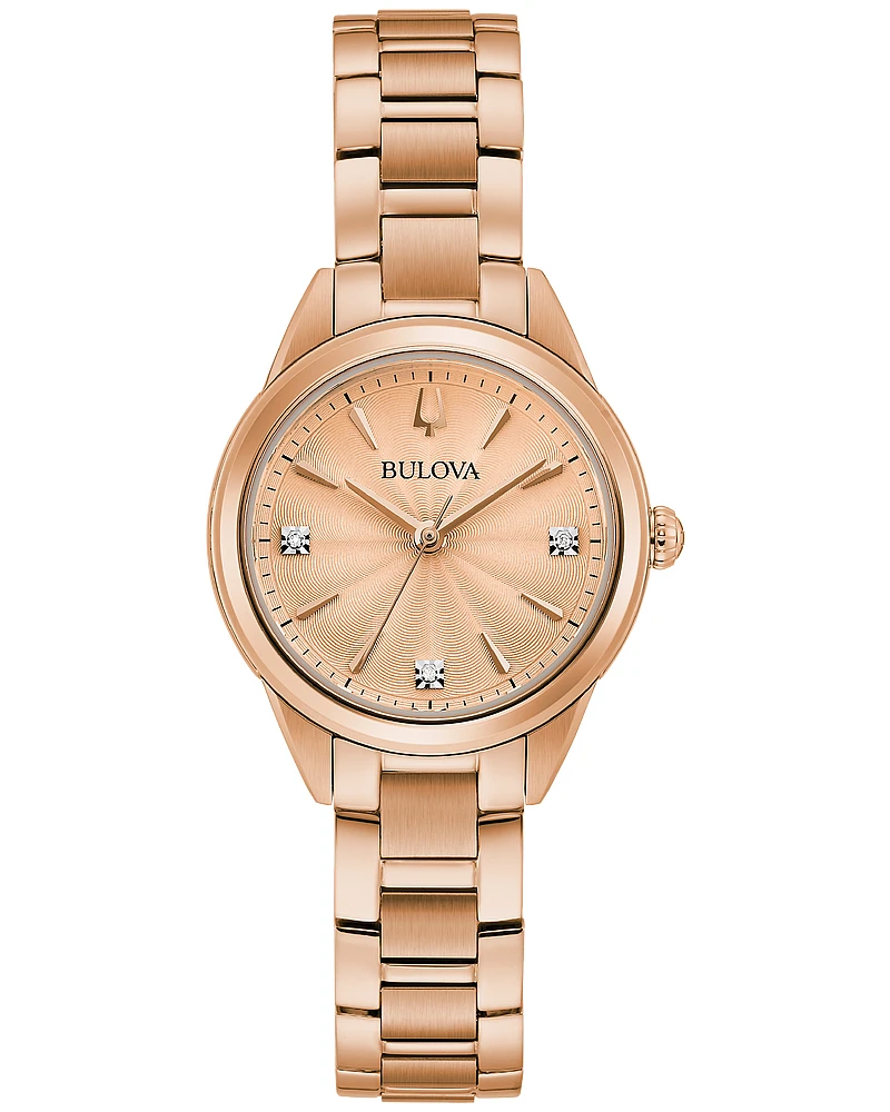 Bulova Sutton Rose Dial 28MM 97P151