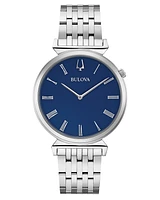 Bulova Regetta Silver Blue Dial 96A233