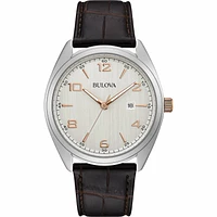 Bulova Silver Dial 42MM 98B347