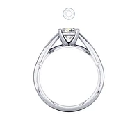 Solitaire Diamond Ring Four Prong