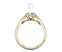 Solitaire Diamond Ring Four Prong