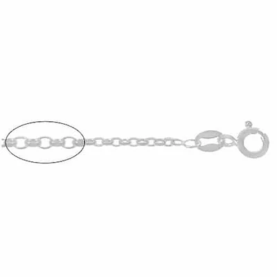 Sterling Silver, 1.5mm Anchor Chain