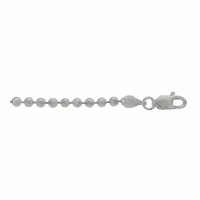 Sterling Silver, 2mm Bead Chain