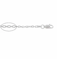 Sterling Silver, 2.8mm Anchor Chain