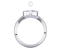 Solitaire Diamond Ring Bezel Solitaire Set