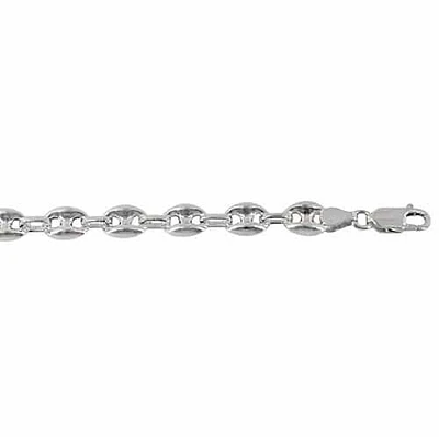 Sterling Silver, 9mm Hollow Marine (Gucci) Bracelet