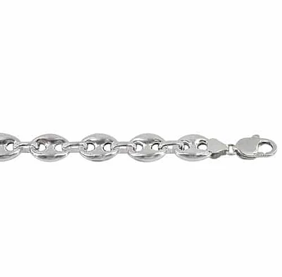Sterling Silver, 11mm Hollow Marine (Gucci) Bracelet
