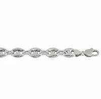 Sterling Silver, 11mm Hollow Marine (Gucci) Bracelet