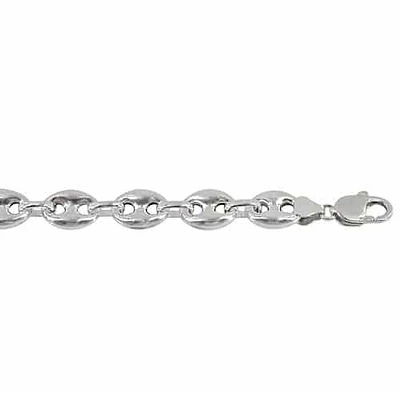 Sterling Silver, 12mm Hollow Marine (Gucci) Bracelet