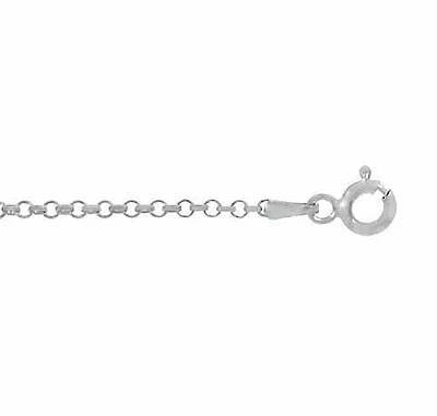 Sterling Silver, 2.3mm Rolo Chain