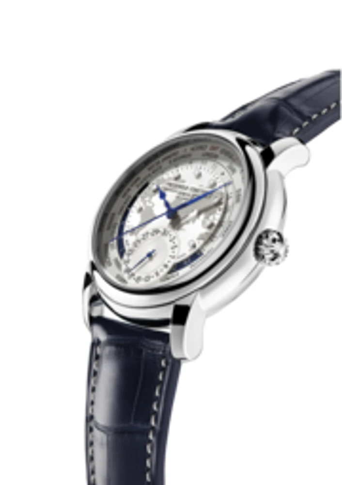 Classic Worldtimer Manufacture 42MM White Dial Automatic FC-718WM4H6