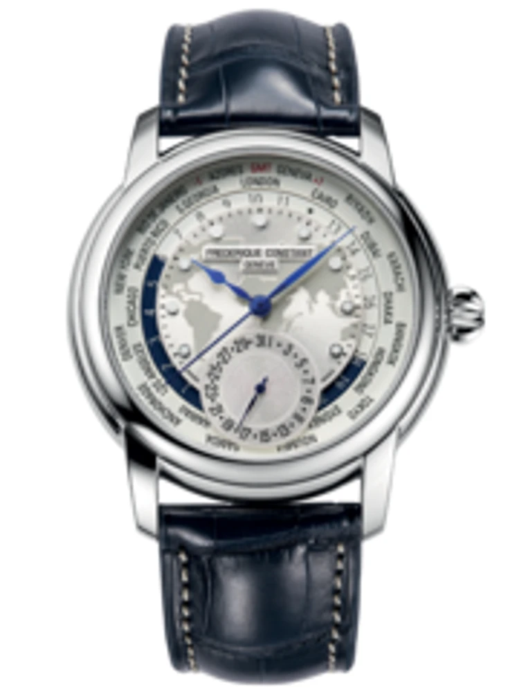 Classic Worldtimer Manufacture 42MM White Dial Automatic FC-718WM4H6