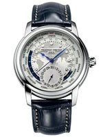 Classic Worldtimer Manufacture 42MM White Dial Automatic FC-718WM4H6