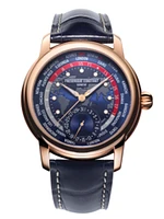 Classic Worldtimer Manufacture 42MM Blue Dial Automatic FC-718NRWM4H9