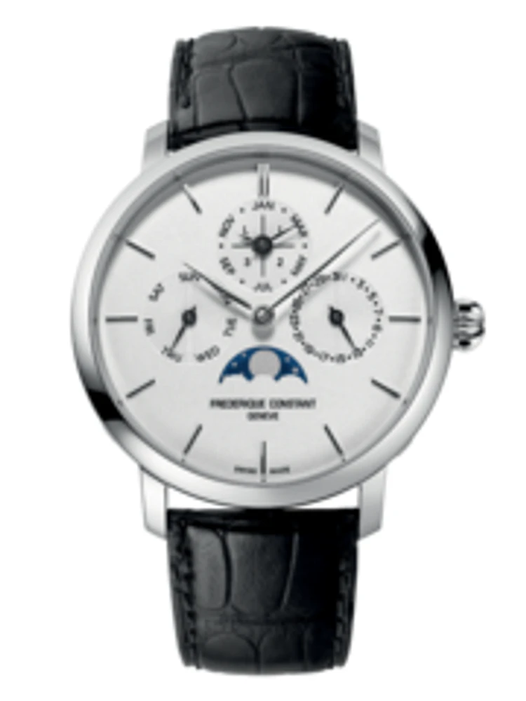 Slimline Perpetual Calendar Manufacture 42MM White Dial Automatic FC-775S4S6