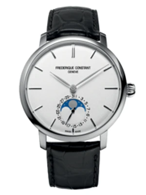 Slimline Moonphase Manufacture 42MM White Dial Automatic FC-705S4S6