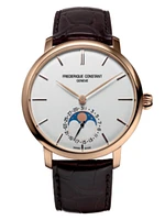 Slimline Moonphase Manufacture 42MM White Dial Automatic FC-705V4S4