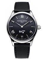 Gents Vitality Smartwatch 42MM Black Dial Quartz FC-287B5B6