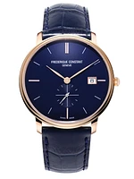 Slimline Gents Small Seconds 39MM Blue Dial Quartz FC-245N5S4