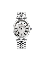 Classics Art Déco Oval 30MM Silver Dial Quartz FC-200MPW2V6B