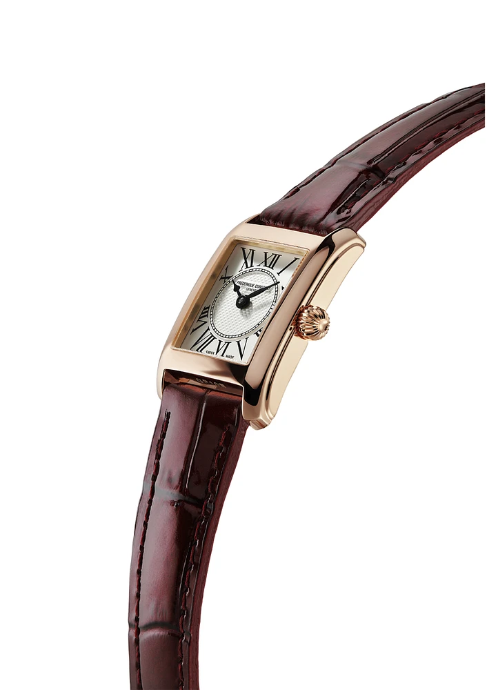 Classics Carrée Ladies 23MM White Dial Quartz FC-200MC14