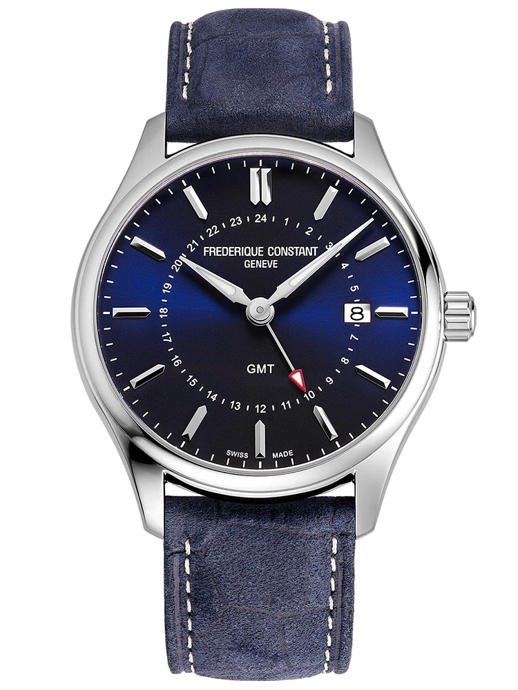 Classics Gents Quartz GMT 40MM Blue Dial Quartz FC-252NS5B6