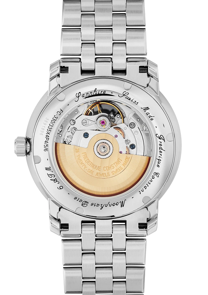 Heart Beat Moonphase 40MM Silver Dial Automatic FC-335MC4P6B2