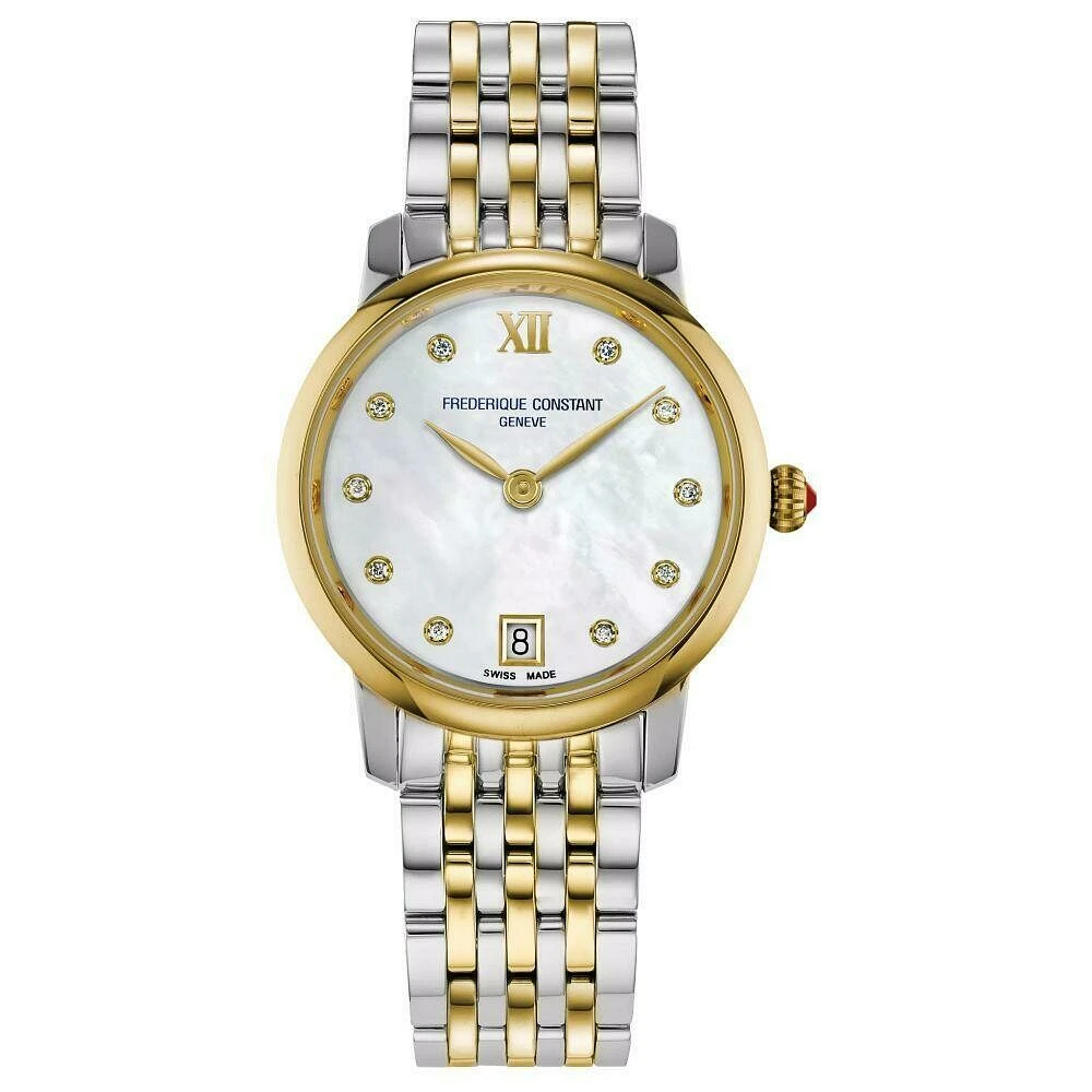 Slimline Ladies 30MM Mother of Pearl Dial Quartz FC-220MPWD1S23B