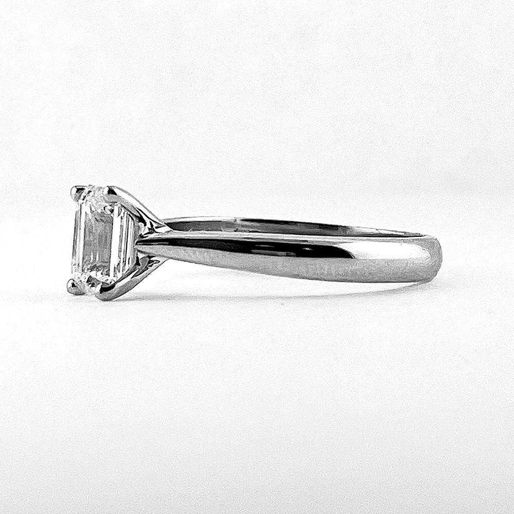 Emerald Cut Engagement Ring