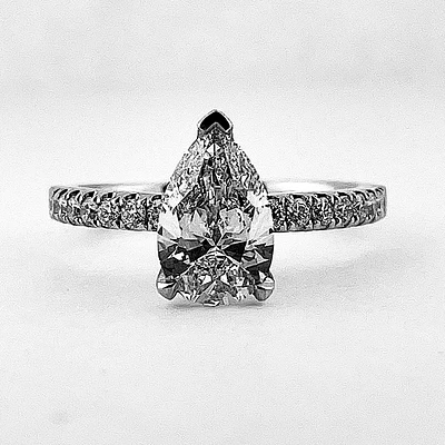 Pear Cut Engagement Ring