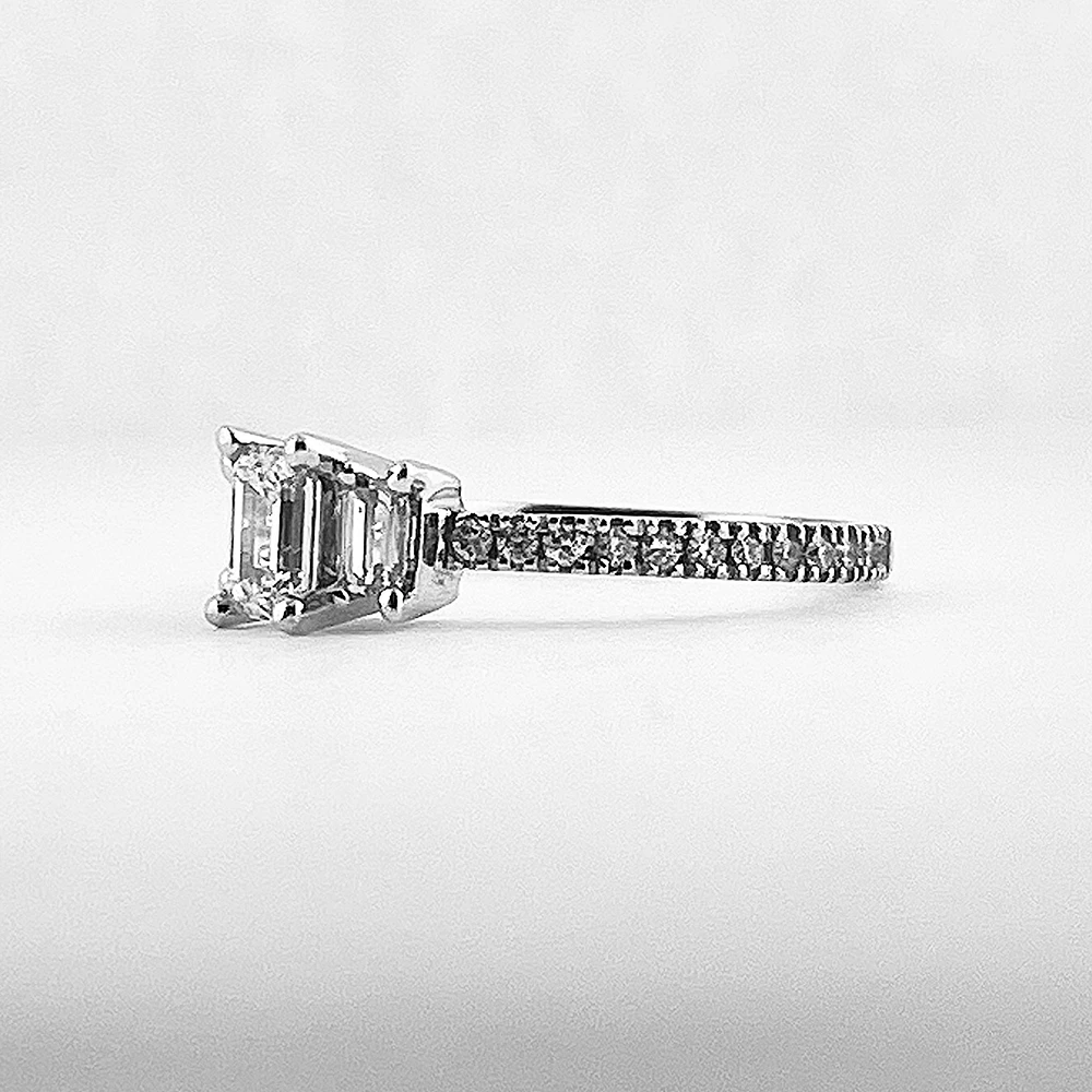 Emerald Cut Engagement Ring