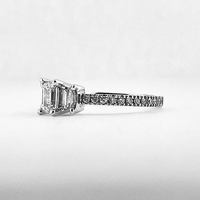 Emerald Cut Engagement Ring