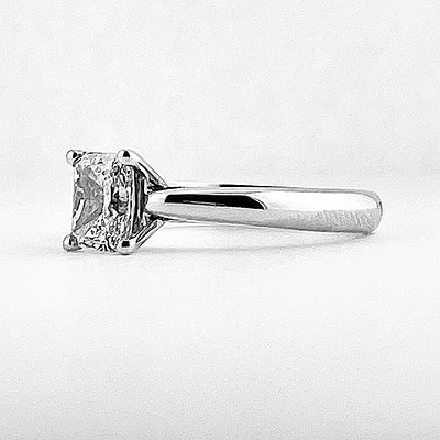 Radiant Cut Engagement Ring