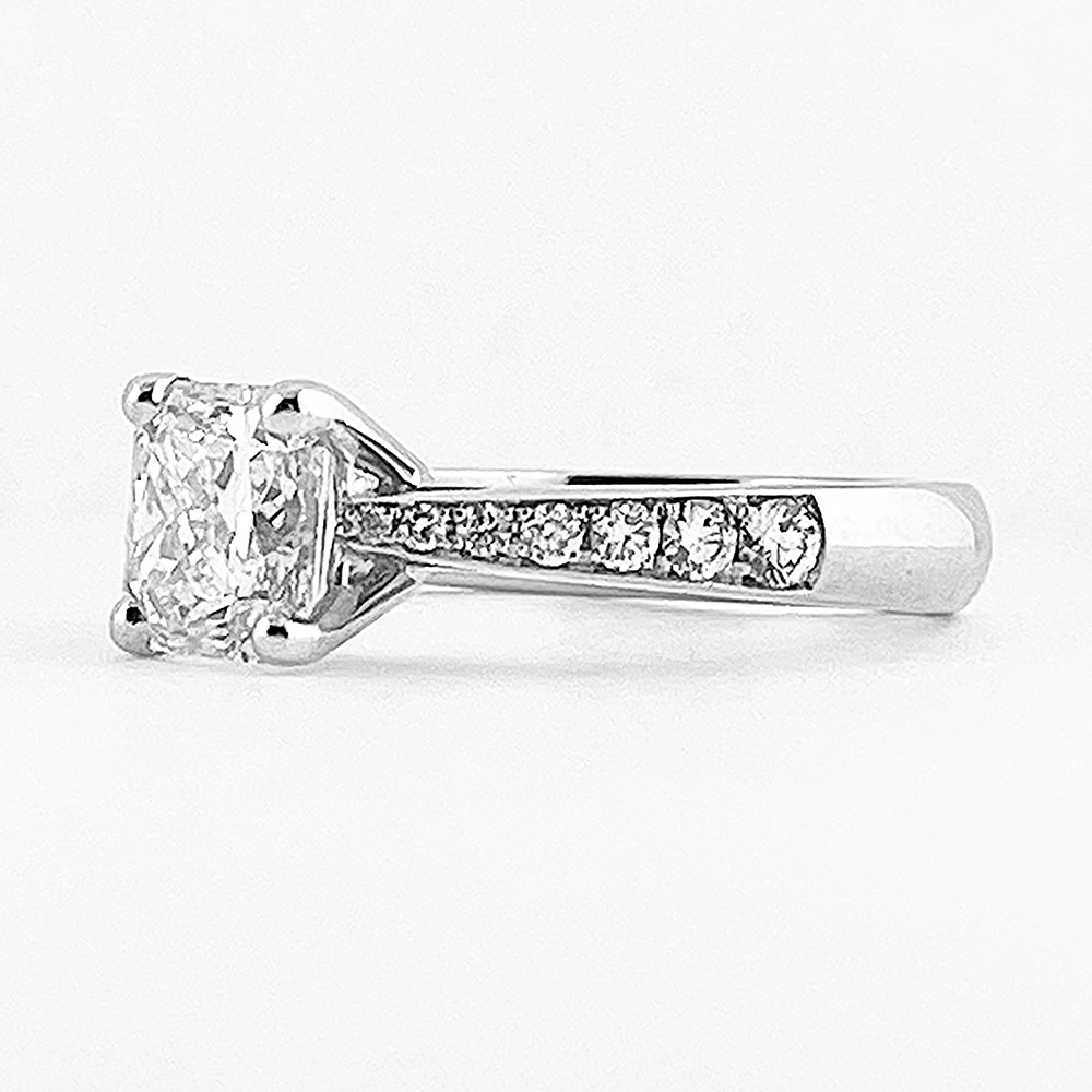 Radiant Cut Engagement Ring