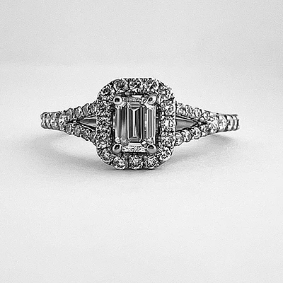 Emerald Cut Engagement Ring