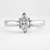 Marquis Cut Engagement Ring