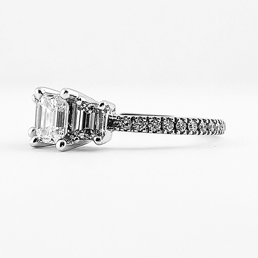 Emerald Cut Engagement Ring