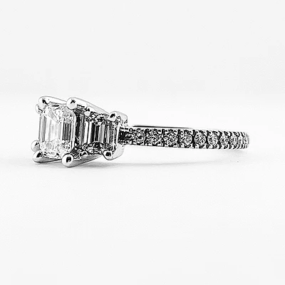 Emerald Cut Engagement Ring