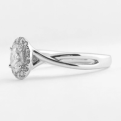 Oval Cut Engagement Ring Halo